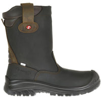 Sixton 81411-06 Ranch Laars Hdry Hoog S3 KN +ESD - Zwart/Bruin