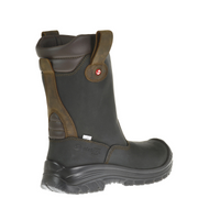 Sixton 81411-06 Ranch Laars Hdry Hoog S3 KN +ESD - Zwart/Bruin