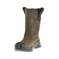 Sixton 81411-07 Ranch Laars  Hdry Hoog S3 + KN Gevoerd - Bruin/Zwart