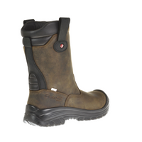Sixton 81411-07 Ranch Laars  Hdry Hoog S3 + KN Gevoerd - Bruin/Zwart