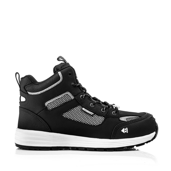 BuckBootz Largobay Sneaker Mid BAZ S1P ESD Zwart - Zwart