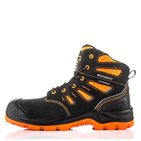BuckBootz Schoen BVIZ2 Hoog S3 + KN Zwart/Oranje - Zwart/Oranje BVIZ2OR