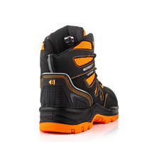 BuckBootz Schoen BVIZ2 Hoog S3 + KN Zwart/Oranje - Zwart/Oranje BVIZ2OR