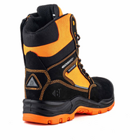 BuckBootz Schoen BVIZ1 Hoog S7S + KN Zwart/Oranje - Zwart/Oranje BVIZ1OR