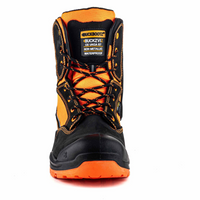 BuckBootz Schoen BVIZ1 Hoog S7S + KN Zwart/Oranje - Zwart/Oranje BVIZ1OR