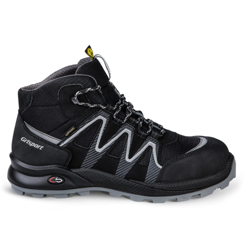 Grisport Safety Cross GTX Line / 33663 Hoog S3 ESD - Zwart/Zilver