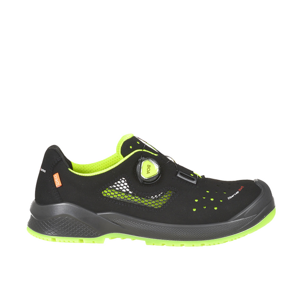 Sixton 43458-02 Slancio BOA S1P - Zwart/Geel