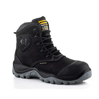 BuckBootz Buckshot BSH012 S3 Hoog Zwart - Zwart