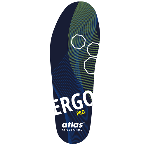 Ergo Pro Inlegzool - Blauw/Geel