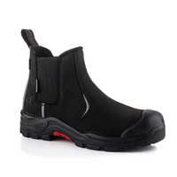 BuckBootz Nubuckz Instapper NKZ101BLK S3S 2.0 - Zwart