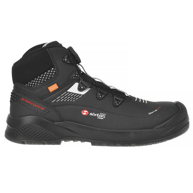 Sixton 43488-01 Muscle BOA Hoog S3 - Zwart/Grijs