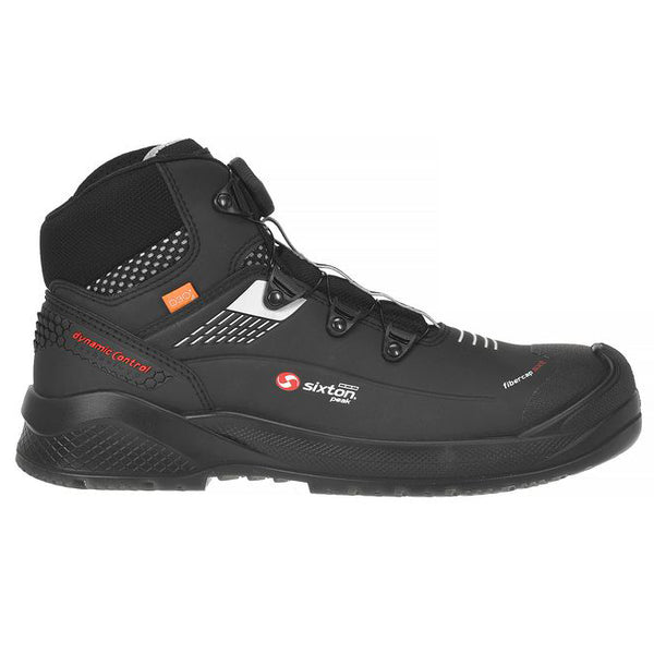 Sixton 43488-01 Muscle BOA Hoog S3 - Zwart/Grijs