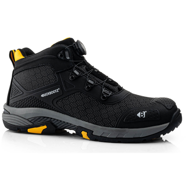 BuckBootz Tradez Wheelz Mid S1PS BOA - Zwart