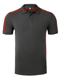 Havep Polo Bicolor 10074 - Charcoal/Fluo geel