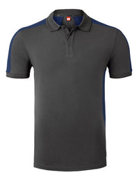 Havep Polo Bicolor 10074 - Charcoal/Fluo geel