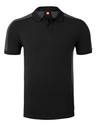 Havep Polo Bicolor 10074 - Charcoal/Fluo geel