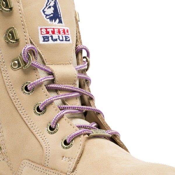 Veters/Laces Sand/Lila 140 cm - Roze