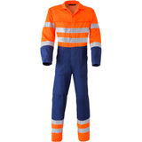 Marineblauw/Fluo oranje C7A
