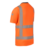 Havep T-shirt korte mouwen RWS+ 10082 - fluo oranje/charcoal