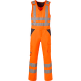 fluo oranje/charcoal