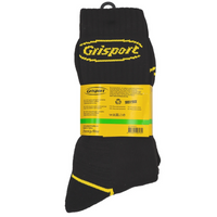 Grisport Recycled Werksokken 2-Pack - Zwart/Geel