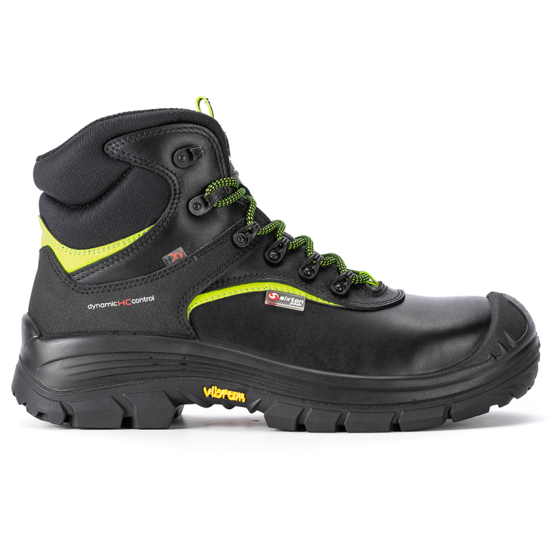 Sixton 89117-15 Eldorado Hoog S3 Hdry Zwart/Lime - Zwart/Lime