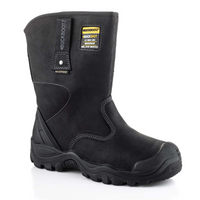 BuckBootz Buckshot werklaars BSH010 S3 Zwart - Zwart