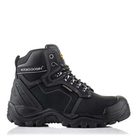 BuckBootz Schoen BSH009 Hoog S3 + KN Zwart - Zwart BSH009BK