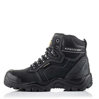 BuckBootz Schoen BSH009 Hoog S3 + KN Zwart - Zwart BSH009BK