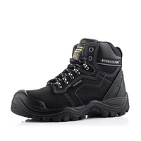 BuckBootz Schoen BSH009 Hoog S3 + KN Zwart - Zwart BSH009BK