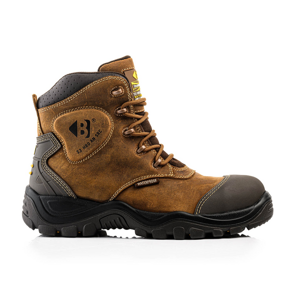 BuckBootz Buckshot BSH012 S3 Hoog Bruin - Bruin