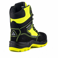 BuckBootz Schoen BVIZ1 Hoog S7S + KN Zwart/Geel - Zwart/Geel BVIZ1YL