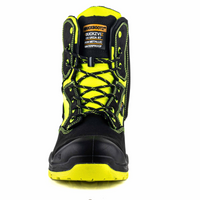 BuckBootz Schoen BVIZ1 Hoog S7S + KN Zwart/Geel - Zwart/Geel BVIZ1YL