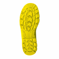 BuckBootz Schoen BVIZ1 Hoog S7S + KN Zwart/Geel - Zwart/Geel BVIZ1YL