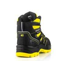 BuckBootz Schoen BVIZ2 Hoog S3 + KN Zwart/Geel - Zwart/Geel BVIZ2YL