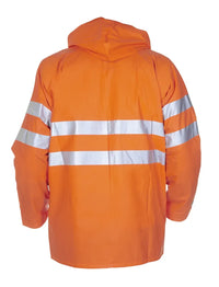 Regenjas Valencia, fluor oranje