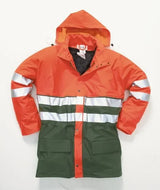 Groen - Fluor Oranje