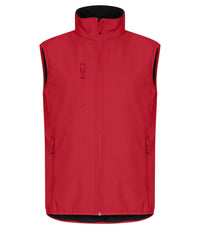 Clique Classic Softshell Vest - Rood