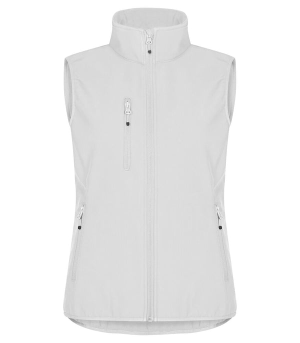 Clique Classic Softshell Vest Women - Wit