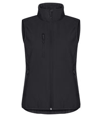 Clique Classic Softshell Vest Women - Zwart