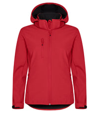 Clique Classic Softshell Hoody Jacket Women - Rood