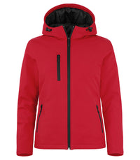 Clique Padded Hoody Softshell Jacket Women - Rood