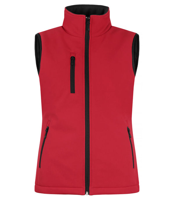 Clique Padded Softshell Vest Women - Rood