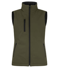 Clique Padded Softshell Vest Women - Mistgroen