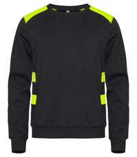 Clique Ambition Roundneck - Signaalgeel