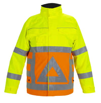 Verkeersregelaar Baarlo, fluor geel - fluor oranje