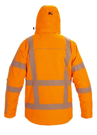 Winterparka Bristow RWS Orange, fluor oranje