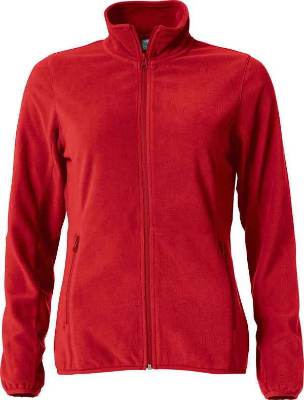 Clique Basic Micro Fleece Jacket Women - Rood