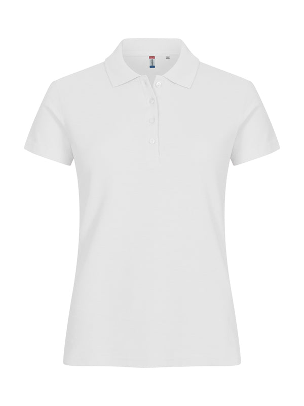 Clique Basic Polo Women - Wit