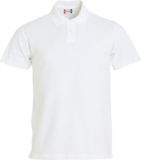 Clique Basic Polo S/S Junior - Wit